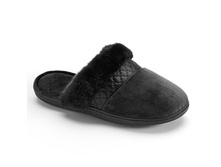 Isotoner Women's Velour Scuff Slippers   $15.60