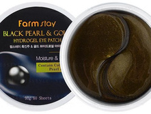 FarmStay BLACK PEARL & GOLD HYDROGEL EYE PATCH 60�� 877���.