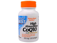 Doctor's Best, Doctor's Best, ������� Q10 � ����������, 100 ��, 120 ������� ������