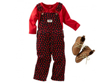���������� OshKosh "Floral Pattern Red-Black" 540�. 2T 6m