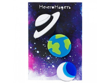 �������� Planet Earth+ Planet Saturn+Half Moon