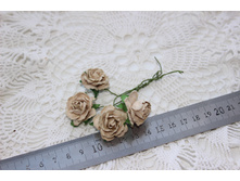 MULBERRY PAPER COTTAGE ROSES 25mm