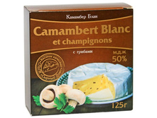 C�� ������ �������� ���� � ������� "Camambert Blanc et champignons" �.�.�. � �.�. 50% 125 �  82002           144,00 RUB  ��