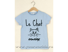 Golubaya-futbolka-le-chat-detskie-dlya-devochek-koton-kids-11824-1-300x400.jpg