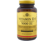 Solgar, ������� D3 (���������������), 5000 ��, 240 ������ � ������������ ��������