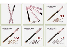 ETUDE HOUSE EASY BROW PENCIL #01 BLACKI BROWN, #02 BROWN, #04 DARK GRAY 206���.