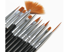 288 ���. - ����� ������ ��� ������� Florans Nail Art Brushes 12 ��