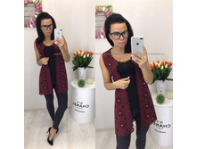 �������� 455,00 ���. �������: 42-44, 44-46, 46-48, 48-50, 50-52  ���\�������: #10248676 ������: 65%cotton 35%polyester ������ �������������: ������