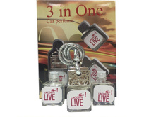 220 ���. - Car perfume Lacoste "Live Pour Homme" ( 3 in 1)