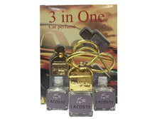 220 ���. - Car perfume Lacoste "Pour Homme" ( 3 in 1)