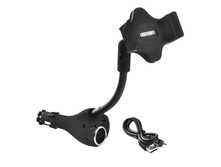 HC45/S00301008	��������� �������� � ������������� SKYWAY � ����� USB (1,2�) ��������� � �������������� (���.55-85 ��) 360�, 12/24V ������,�������� Soft touch	����	276	���.