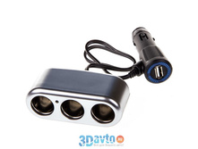 S02301013 SL	������������ ������������� 3 ������ + USB  SKYWAY �����������, �������������� 10�, USB 1A	����	312	���.