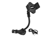 HC85/S00301025	��������� �������� � ������������� SKYWAY � ����� USB(1,2A) (��������� (���.58-85 ��) 360�,12/24V ������,�������� Soft touch	����	254	���.