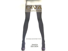 ������� �������� Diva Superfashion 121 Jessica 500 Den Grey free size 155 ���