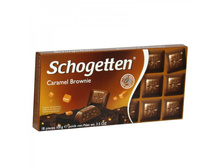 Schogetten Caramel Brownie 100 gr. 75	������