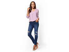 1450 ��� SOHO JEANS - DESTROYED SKINNY - FOXY BLUE WASH