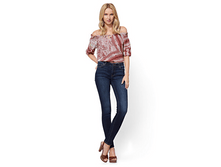 1390 ��� SOHO JEANS - TALL SKINNY - BLUE TEASE WASH