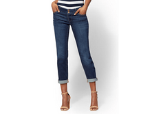 1190 ��� SOHO JEANS - CROP BOYFRIEND - FLAWLESS BLUE WASH