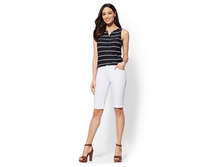 1290 ��� SOHO JEANS - BOWERY 13 INCH BERMUDA - OPTIC WHITE