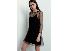 ������ � ����� baby-doll c ������� �������.