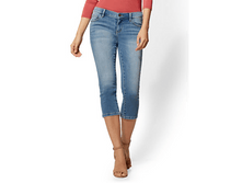 1390 ��� SOHO JEANS - CROP LEGGING - DUCHESS BLUE WASH