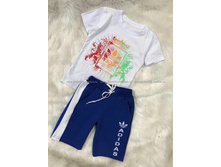 ���������� ������ ����:  455 RUB �������: 116-122, 122-128, 128-134, 134-140, 140-146, 146-152 ������� / ���: #10378684 ������: 65%cotton 35%polyester ������ �������������: ������ ��������: ������.