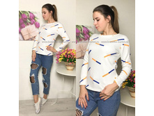 ��������� ����: 252 RUB �������: 42-44, 44-46, 46-48 ������� / ���: #10348765 ������: 65%cotton 35%polyester ������ �������������: ������