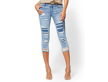 1450 ��� SOHO JEANS - RIP & REPAIR CROP LEGGING