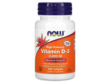 NOW-00377 Now Foods, ������� D-3, ��������������, 50 ��� (2000 ��), 240 ������ - 1115,6 ���