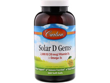 Carlson Labs, Solar D Gems, ������� D3 + �����-3 �������, ����������� �������� ����, 2000 ��, 360 ������ �������� 1687�+13%