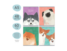 MS 49772 ������� 48�., ������ MESHU "Funny dogs", ������� ���������, ����� sandy-touch ���