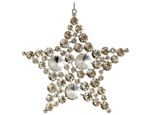 70160 Jewel star silver 8,5cm a = max width b = base width h = height Min amount (MOQ) 24 - 6.8 ����