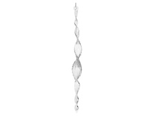 67081 Glass spiral icicle clear iced edge 24cm a = max width b = base width h = height Min amount (MOQ) 24- 4,9 ����