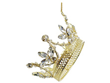 68442 Metal crown ornament gold 11cm a = max width b = base width h = height Min amount (MOQ) 32 - 4,9 ����