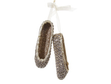 43450 Ballet shoes gold bead 10cm a = max width b = base width h = height Material 95% plastic, 5% ribbon Min amount (MOQ) 24 - 8,4 ����