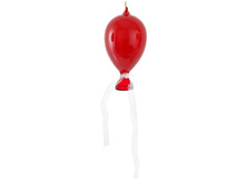 70821 Glass balloon transparent red 14cm a = max width b = base width h = height Min amount (MOQ) 24 - 5 ����