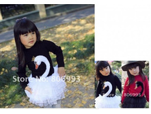 http://www.aliexpress.com/item/Wholesale-Children-Dresses-Girl-swan-thickens-kid-s-skirt-dress-5pcs-lot/560837499.html