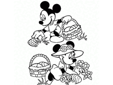 Mickey,Minnie,easter,coloring,sheet.gif
