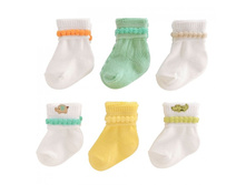 First Moments® 6-pk. Bubble Cuff Socks - Baby 6$ (�������� 289 ���)