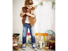 Baby K Camo Print Turn Up Jeans