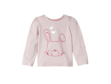 Mothercare Pink Rabbit Face T-Shirt