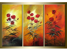 Free-Shipping--The-Red-Wild-Rose-Modern-Flower-Oil-Painting-Wall-Art-Top-Home-Decoration.jpg