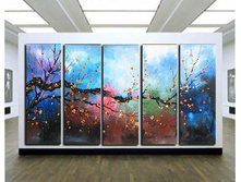 The-Plum-Blossom-Huge-5-Panels-Handmade-Modern-Flower-Oil-Painting-on-Canvas-Wall-Art-Top-5.jpg