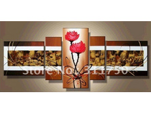 hand-painted-oil-wall-font-b-art-b-font-Dance-Abrupt-red-font-b-flowers-b.jpg