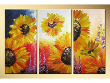 Free-Shipping--Thick-Texture-Knife-Sunflowers-Modern-Flower-Oil-Painting-Wall-Art-Top-Home-Decoration.jpg