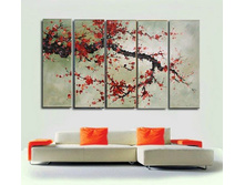 The-Plum-Blossom-Huge-5-Panels-Handmade-Modern-Flower-Oil-Painting-on-Canvas-Wall-Art-Top-2.jpg