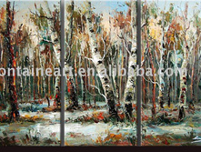 Handpainted-Beautiful-Group-Landscape-Winter-Birch-Canvas-font-b-Painting-b-font-thick-paint-3-panels.jpg