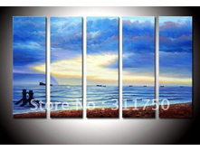 hand-painted-The-font-b-beach-b-font-boat-High-Q-Wall-Decor-Modern-Landscape-font.jpg