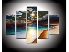 hand-painted-artwork-The-Yellow-beach-High-Q-Wall-Decor-Landscape-Oil-font-b-Painting-b.jpg