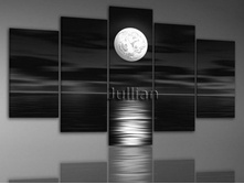 hand-painted-5-panel-set-abstract-wall-art-home-decoration-Moon-Sea-font-b-oil-b.jpg